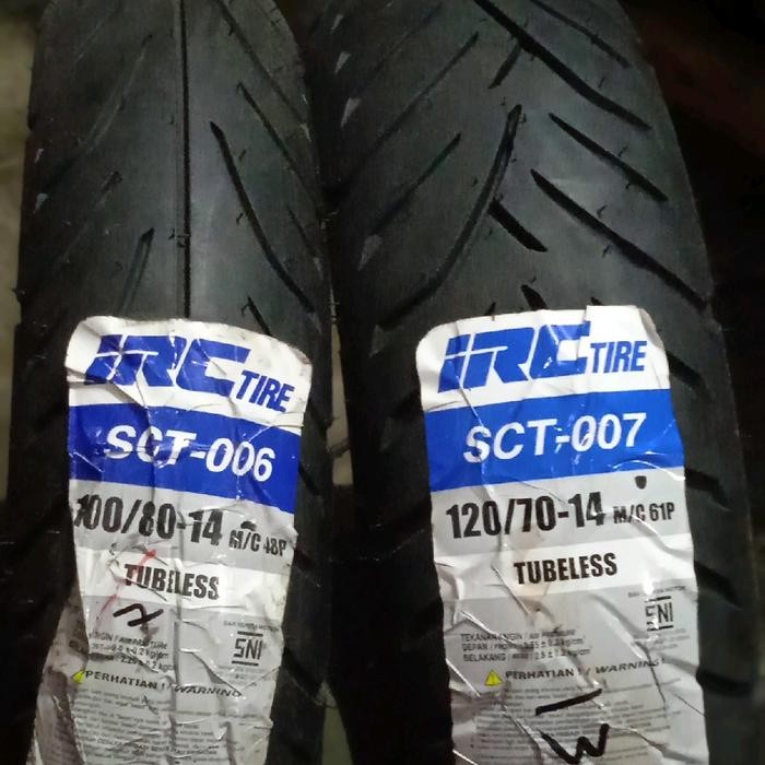 Ban IRC PCX RING 14 ukuran 100/80 dan 120/70 - ukuran, 100/80
