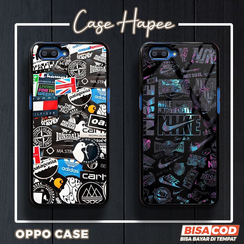 Case Oppo A3S Casing Oppo A3S [BGRF] Casehapee Case Glossy Case Aesthetic Custom Case Premium Softca