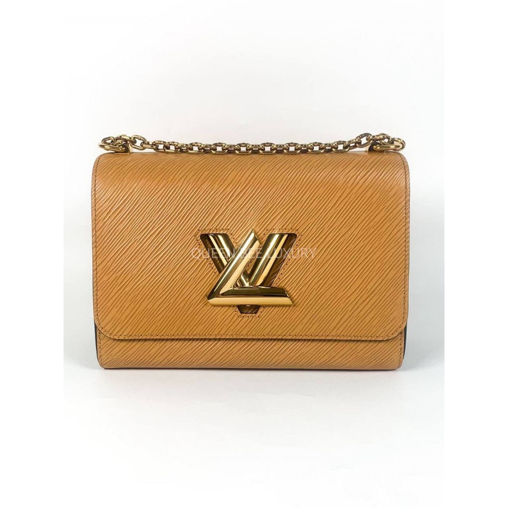 LV Twist MM Camel x Black Epi Leather GHW (Chip)