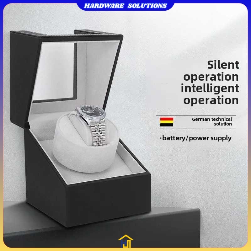 Watch Winder Pemutar Jam Tangan Otomatis 1 Slot Dual Power 13cm - IG-160