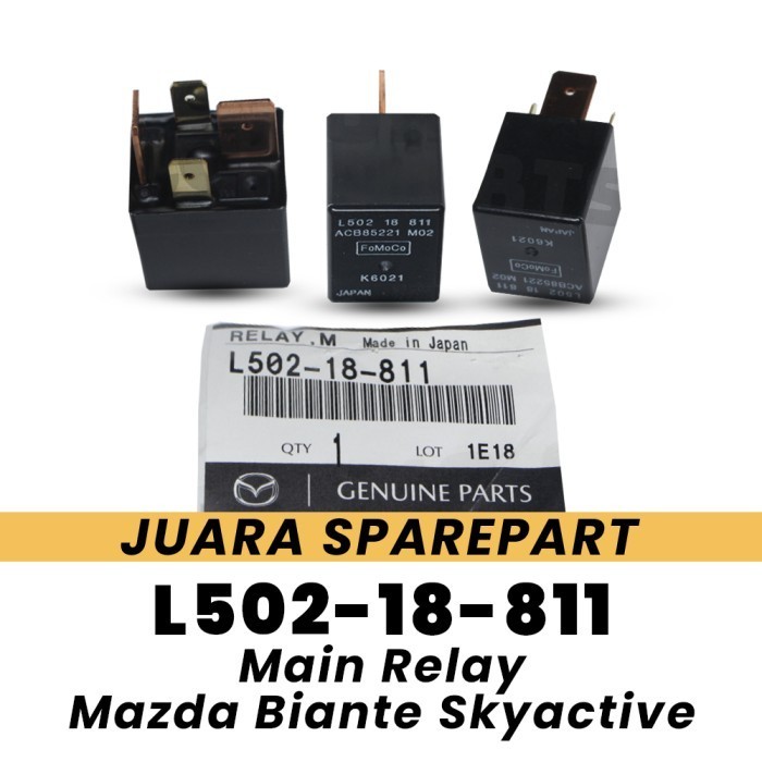 relay kaki 4 mazda biante skyaktive L50218811 relay main mazda biante