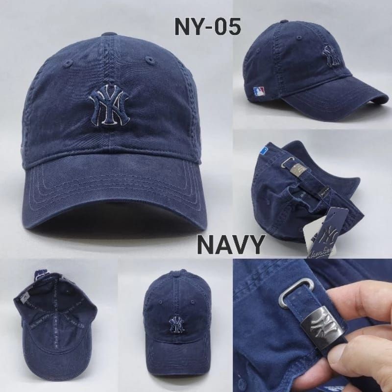 Ready topi baseball ny  premium topi pria- putih