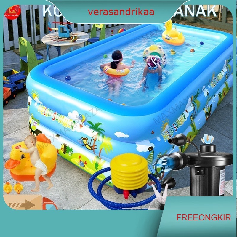 181cm/210cm kolam renang anak pompa/kolam renang anak kolam renang anak jumbo kolam renang anak tanp