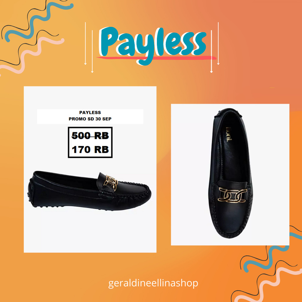 Sepatu flat shoes wanita seri  FIONI INDIE  PAYLESS 100% ori