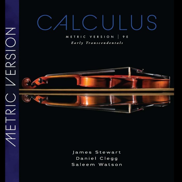 Calculus Early Transcendentals 9e Ninth Edition Metric Version Stewart