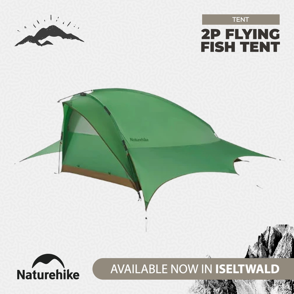 Naturehike Tenda Camping 2P Flying Fish Tent NH21YW167