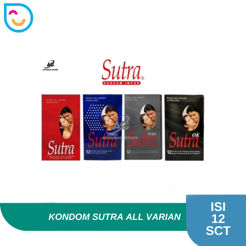 Kondom Sutra Merah isi 12 / Sutra Plus / Sutra Hitam OK / Sutra Gerigi / KONDOM SUTRA 12 / Sutra Cla