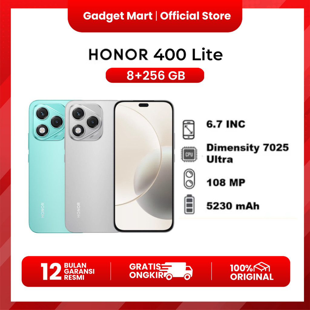 HONOR 400 LITE 8GB/256GB - Garansi Resmi