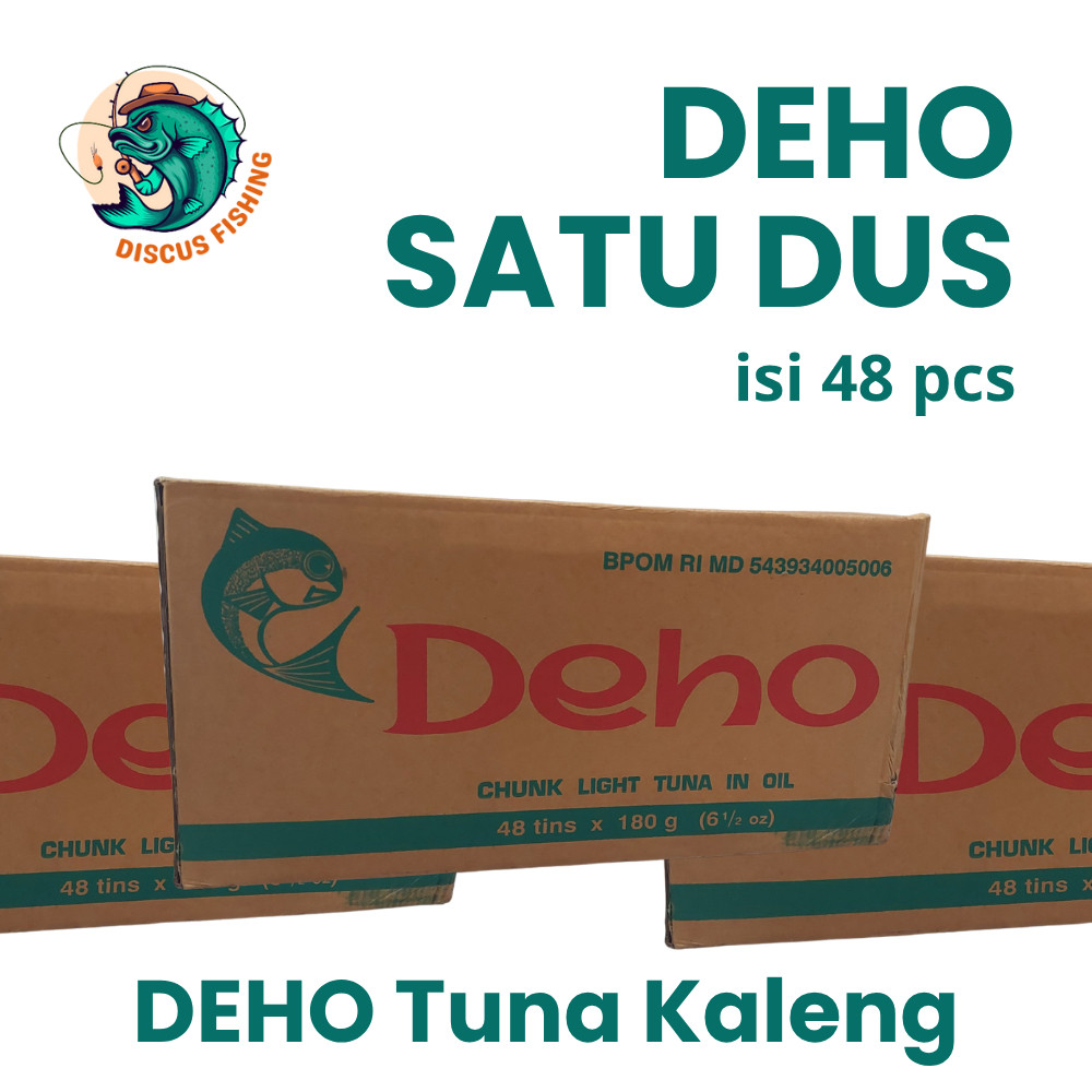 1 Dus DEHO Tuna Kaleng Ikan Dalam Minyak [1 DUS ISI 48 PCS] higienis_mart