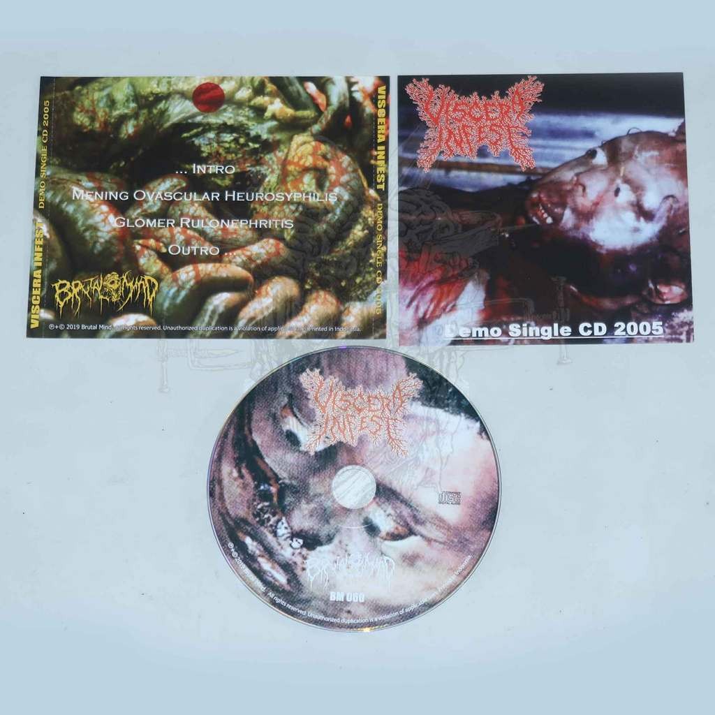 CD - VISCERA INFEST - Demo Single CD 2005 - Version 2