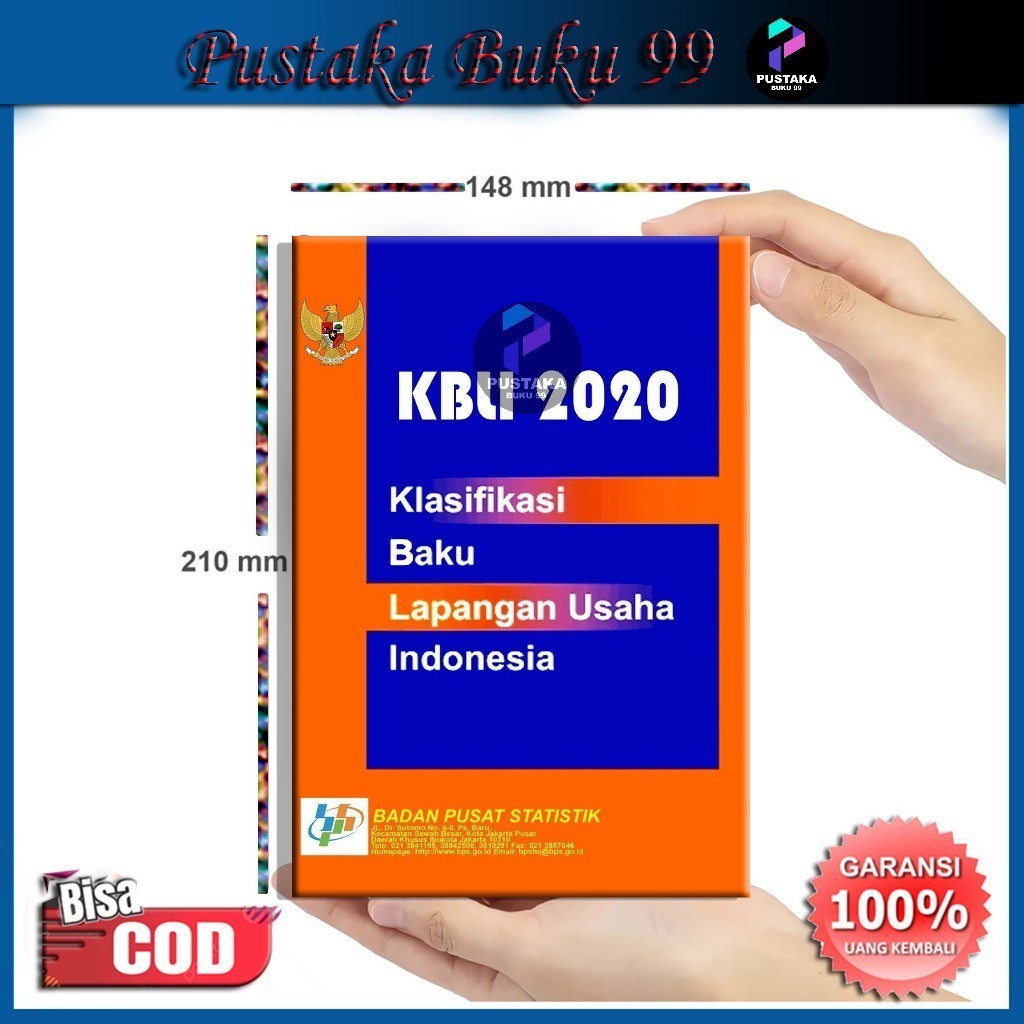 BUKU KBLI 2020 NEW KLASIFIKASI BAKU LAPANGAN USAHA INDONESIA - Velvetstore