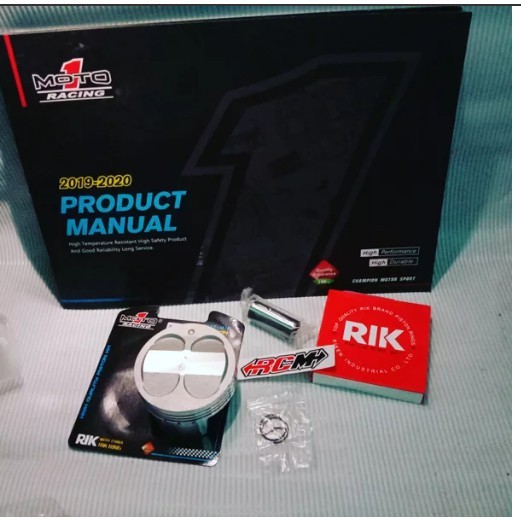 piston seher seker kit set satria fu diameter 68mm 68 mm pen pin 16 ori original moto 1 moto1 asli