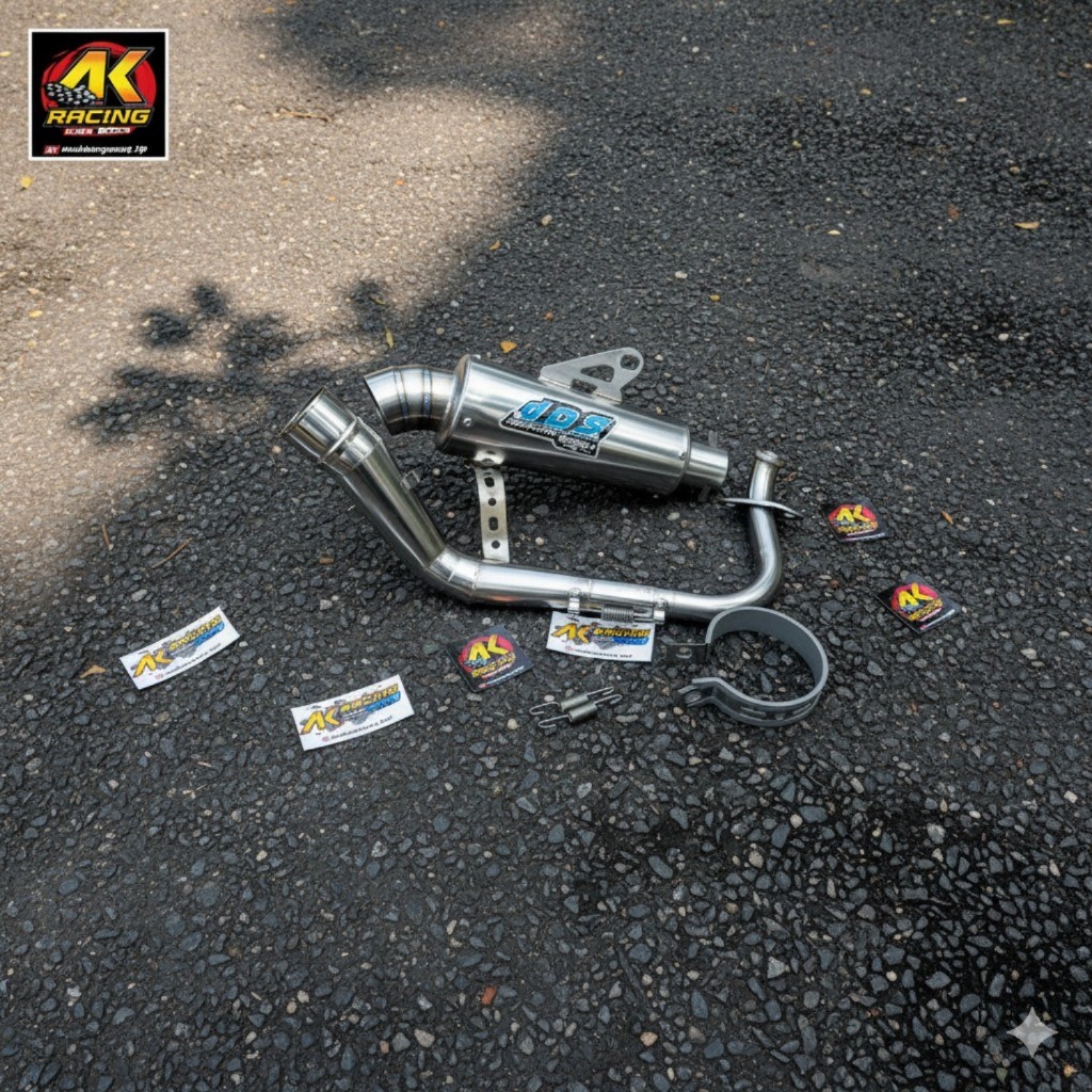 Knalpot racing DOS Mio sporty, Mio j, beat, Vario, Vario 150, Scoopy, spacy, spin