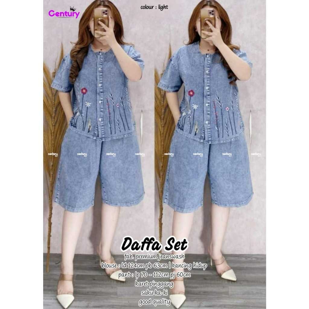 DAFFA SET  cENTURY    ONESTUFF alya store er elrumi fashion solo