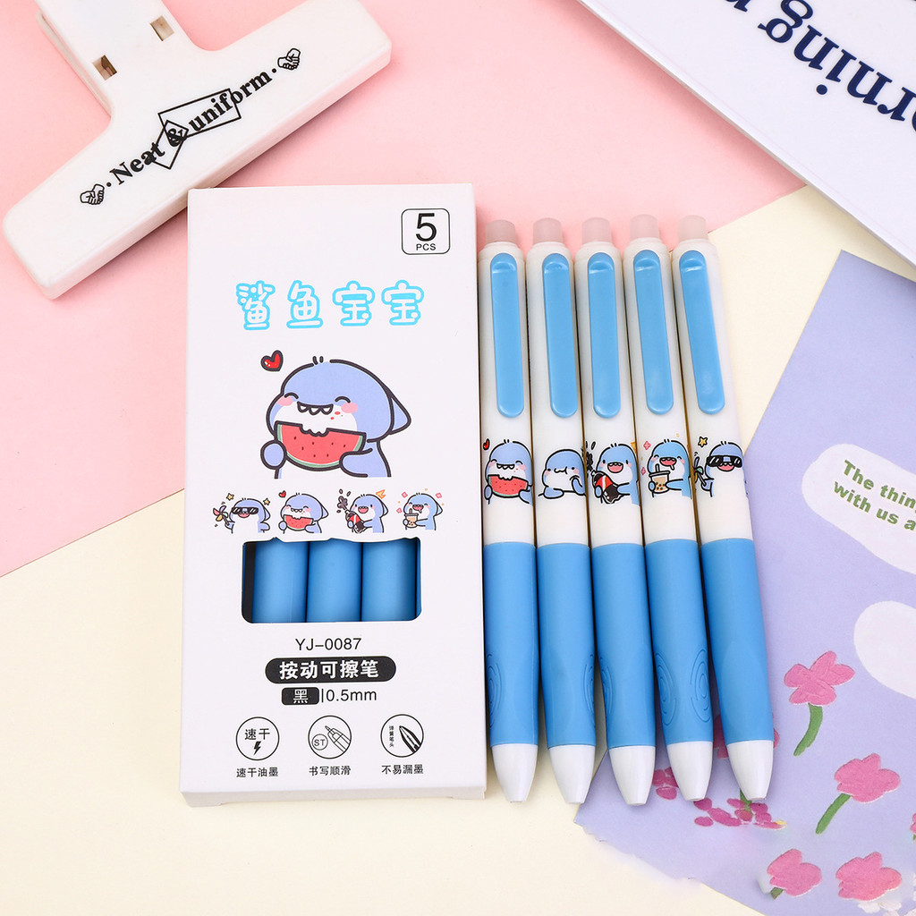 

BEST PULPEN KARAKTER LUCU BABY SHARK & CAPYBARA / ERASEABLE PEN MOTIF KARTUN LUCU / WITH BLACK INK AND EASY ERASE FUNCTION