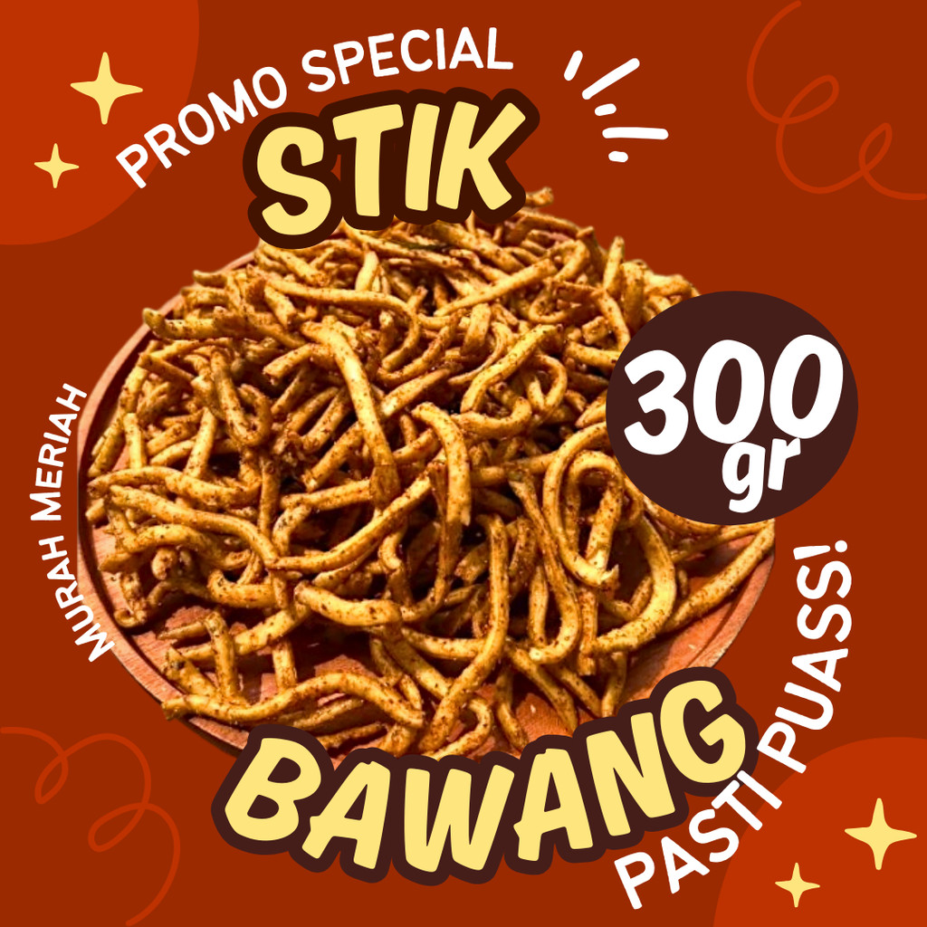 

Stik Bawang Original dan Balado 300 gram