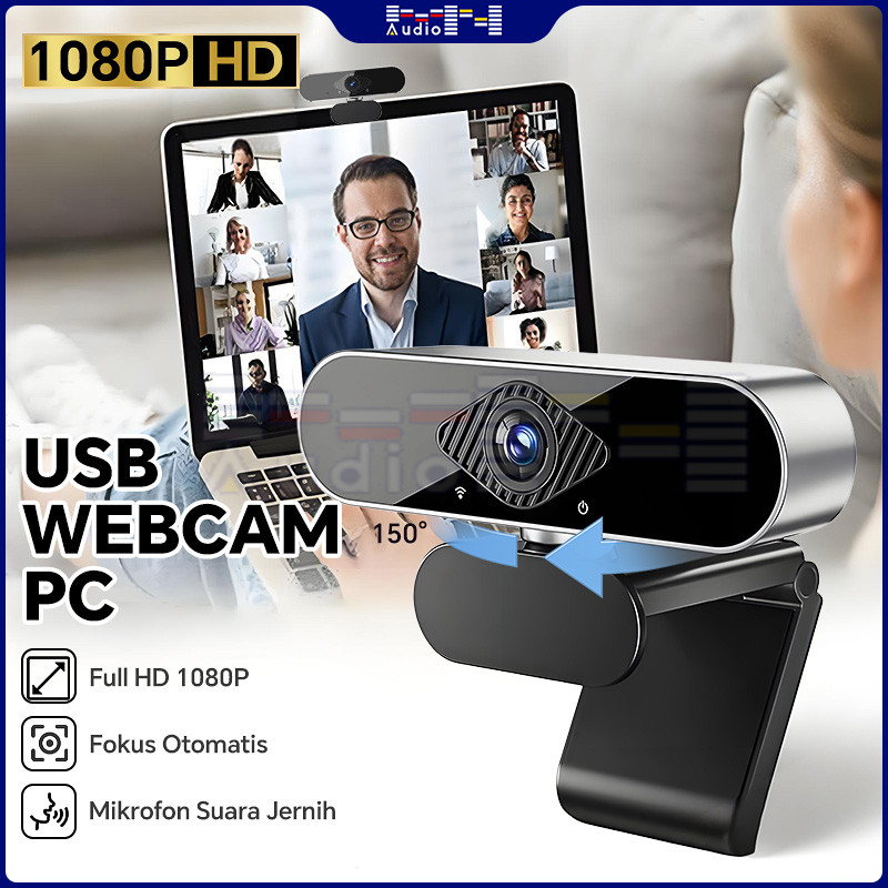 Webcams Laptop 1080P USB Kamera PC Full HD Live Broadcast Video Meeting Camera Laptop Komputer PC Ka