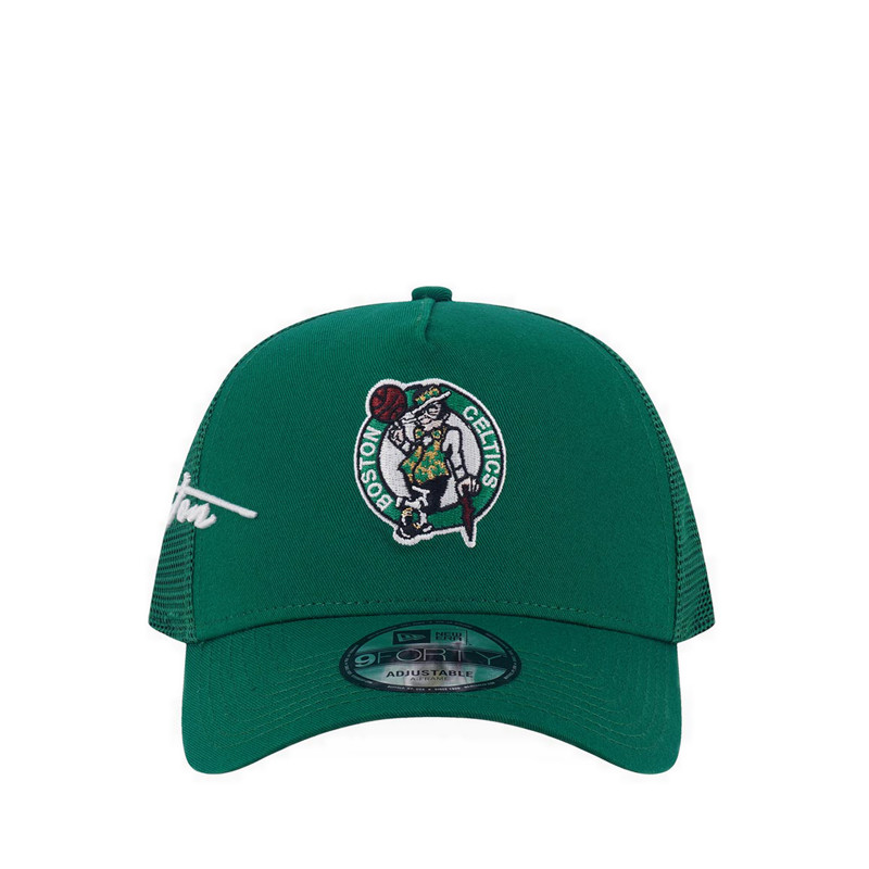 New Era 940AF Tr Mix League Script Boston Celtics Men's Cap - Kelly Green