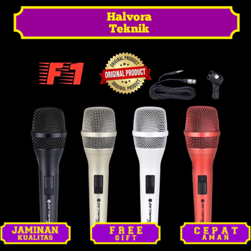 Mic Kabel ZETAPRO F1 / F-1 Original / Microphone Cable Zetapro F 1