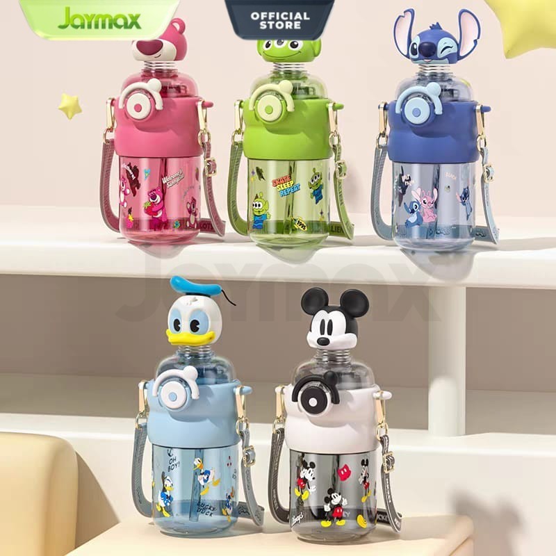 Botol Minum Disney Original Licensed Botol Minum Anak Tritan Tumbler Disney 3D + Tali