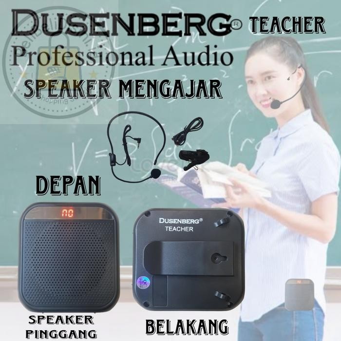 Speaker Mic Bando Dusenberg Teacher, Tour Guide, Penguat Suara Speaker