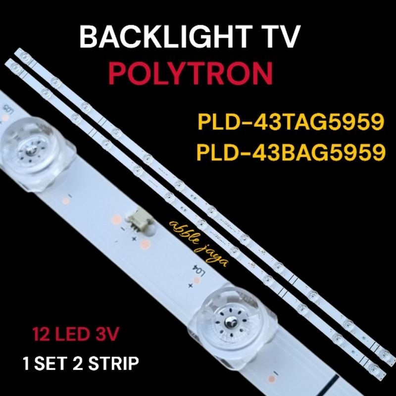 BACKLIGHT TV POLYTRON 43 INCH PLD-43TAG5959 PLD-43BAG5959
