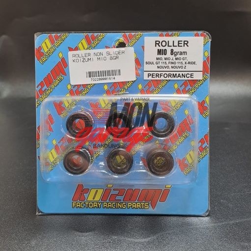 ROLLER UNTUK MOTOR YAMAHA MIO,J,X-RIDE  8G SET KOIZUMI
