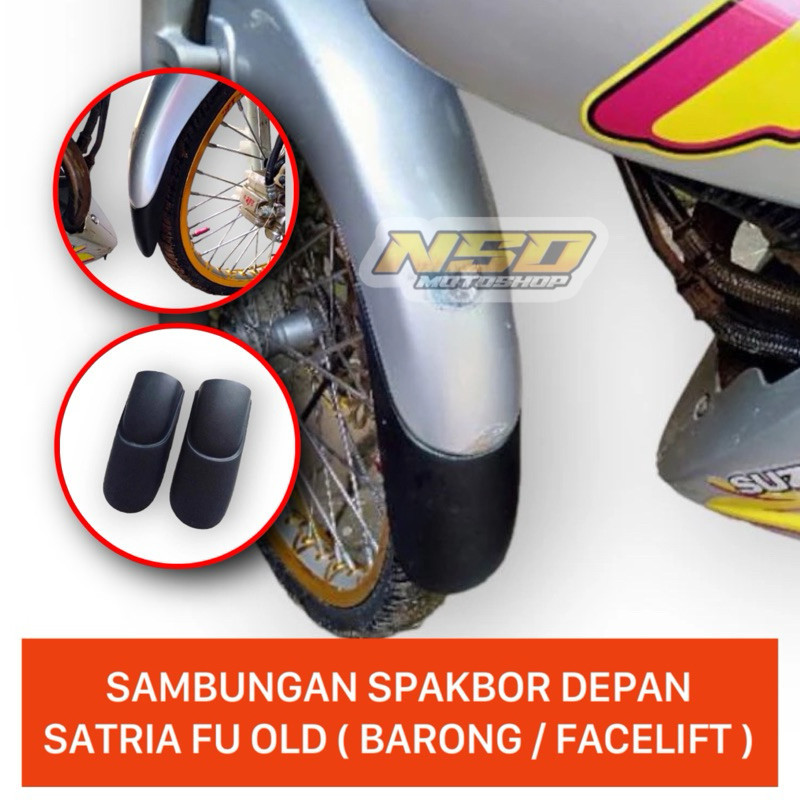 Aksesoris Satria Fu Old Sambungan Spakbor Depan Satria Fu Old Barong Dan Facelift Cocok