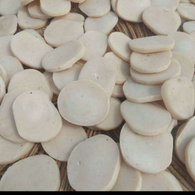 Murah Kerupuk Palembang ikan tenggiri Mentah 1kg kemplang ikan tenggiri Tipis