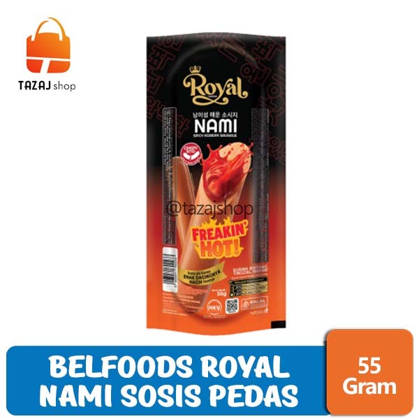 Belfoods Royal Nami Sosis Pedas 55 gr Freakin Hot