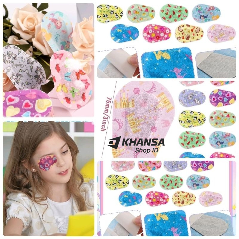 10pcs Eye Patch tutup mata lazy eye mata malas bukan merk master aid ortopad amblyopia