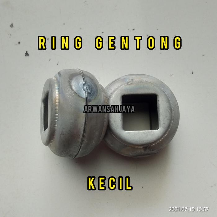 CINCIN BULAT/GENTONG KECIL ORNAMEN PAGAR BESI
