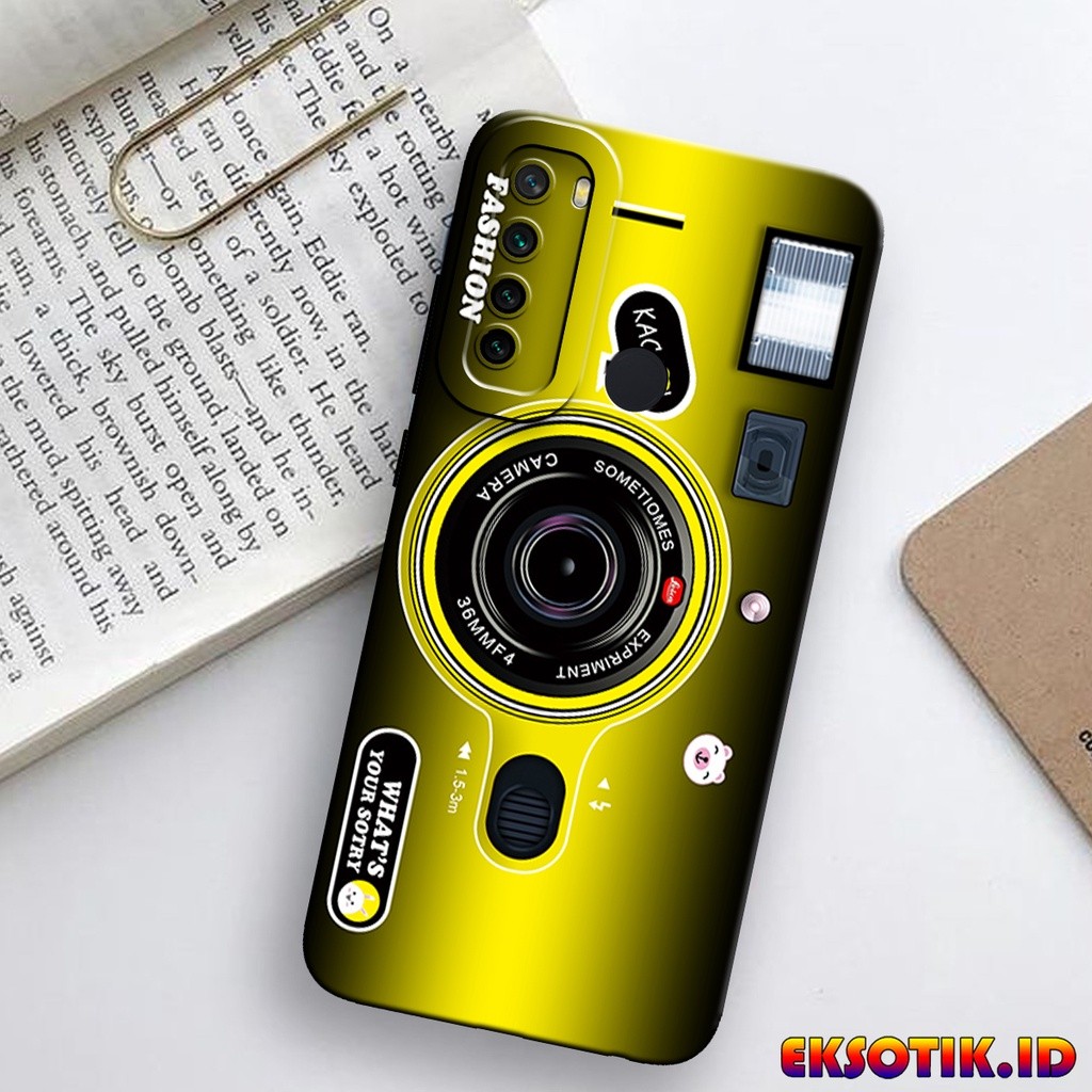 Case REDMI NOTE 8 -  Casing REDMI NOTE 8 - Fashion Case - KAMERA - Skin Handphone - Silikon REDMI NO