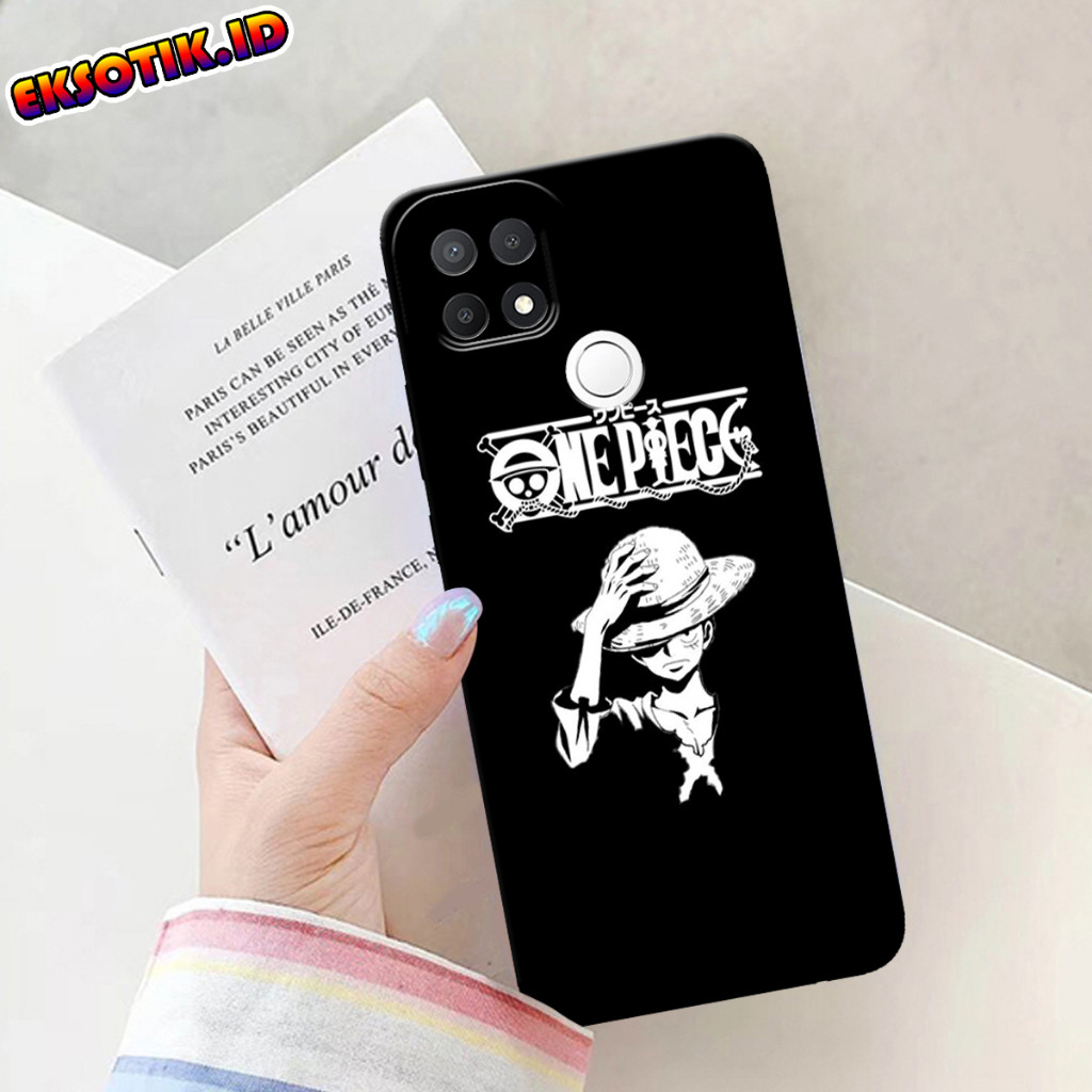 Case OPPO A15 -  Casing OPPO A15 - Case LUFFY - Skin Handphone - Silikon OPPO A15 - Cassing Hp - Har