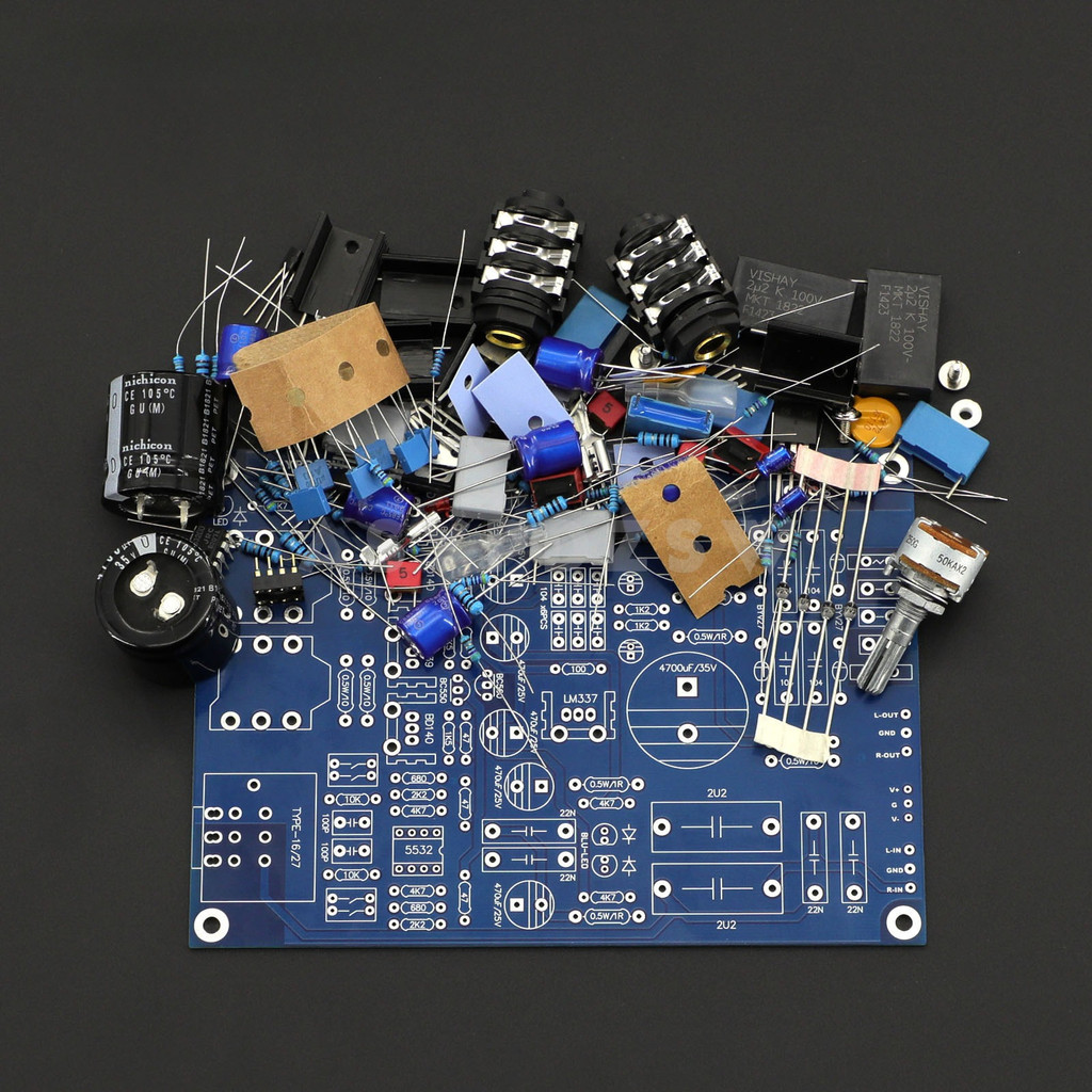 HIFI Base on Lehmann Class A Headphone amplifier LEM Preamplifier DIY Kit/Finished board