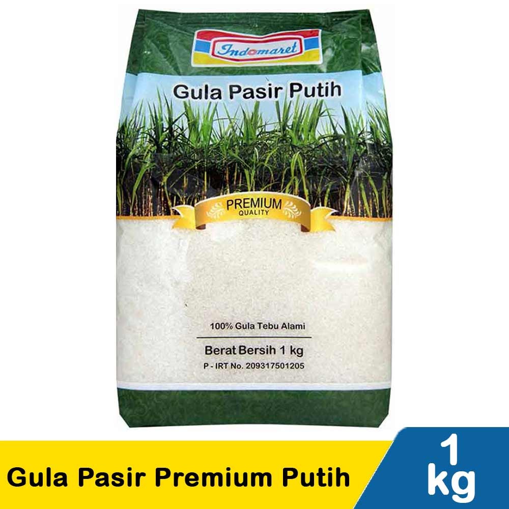 INDOMARET GULA PASIR PREMIUM PUTIH 1kg