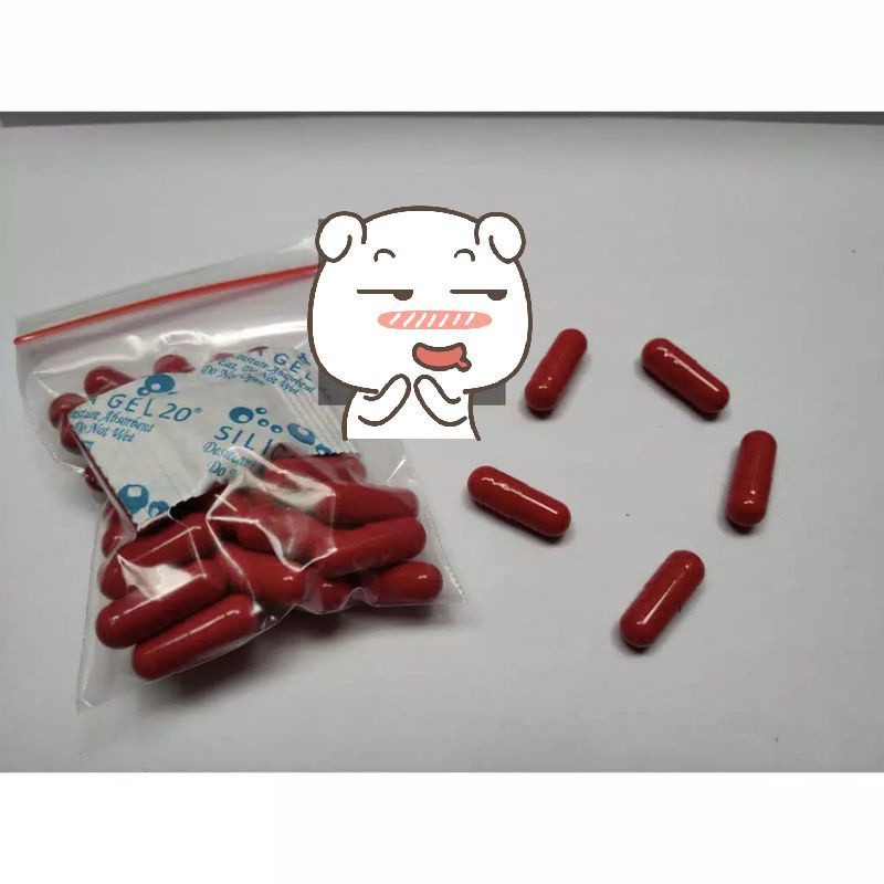 pelansing Ampuh Merah Cabe Kapsul Maroon 30 Pcs