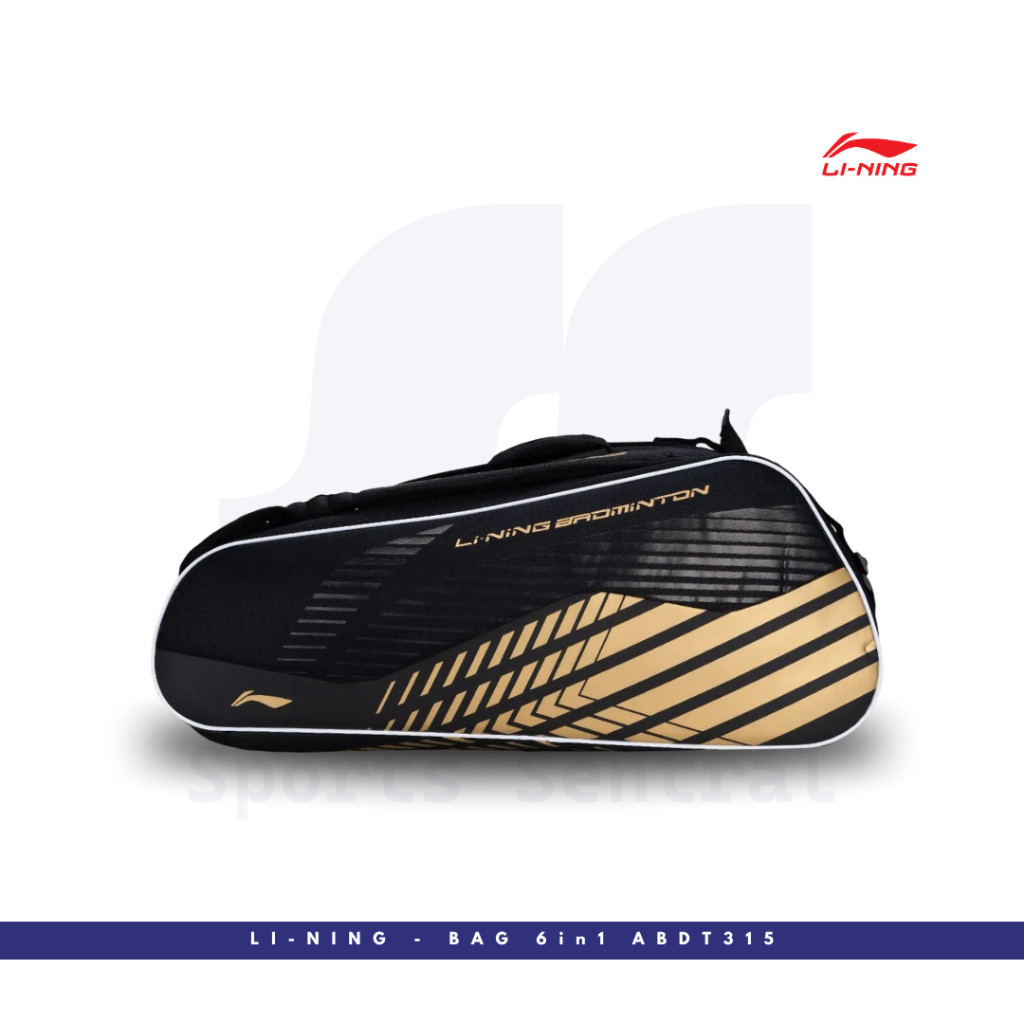 Lining Tas Raket Badminton 6in1 Aero Glide Kit Bag ABDT315 (Thermo)