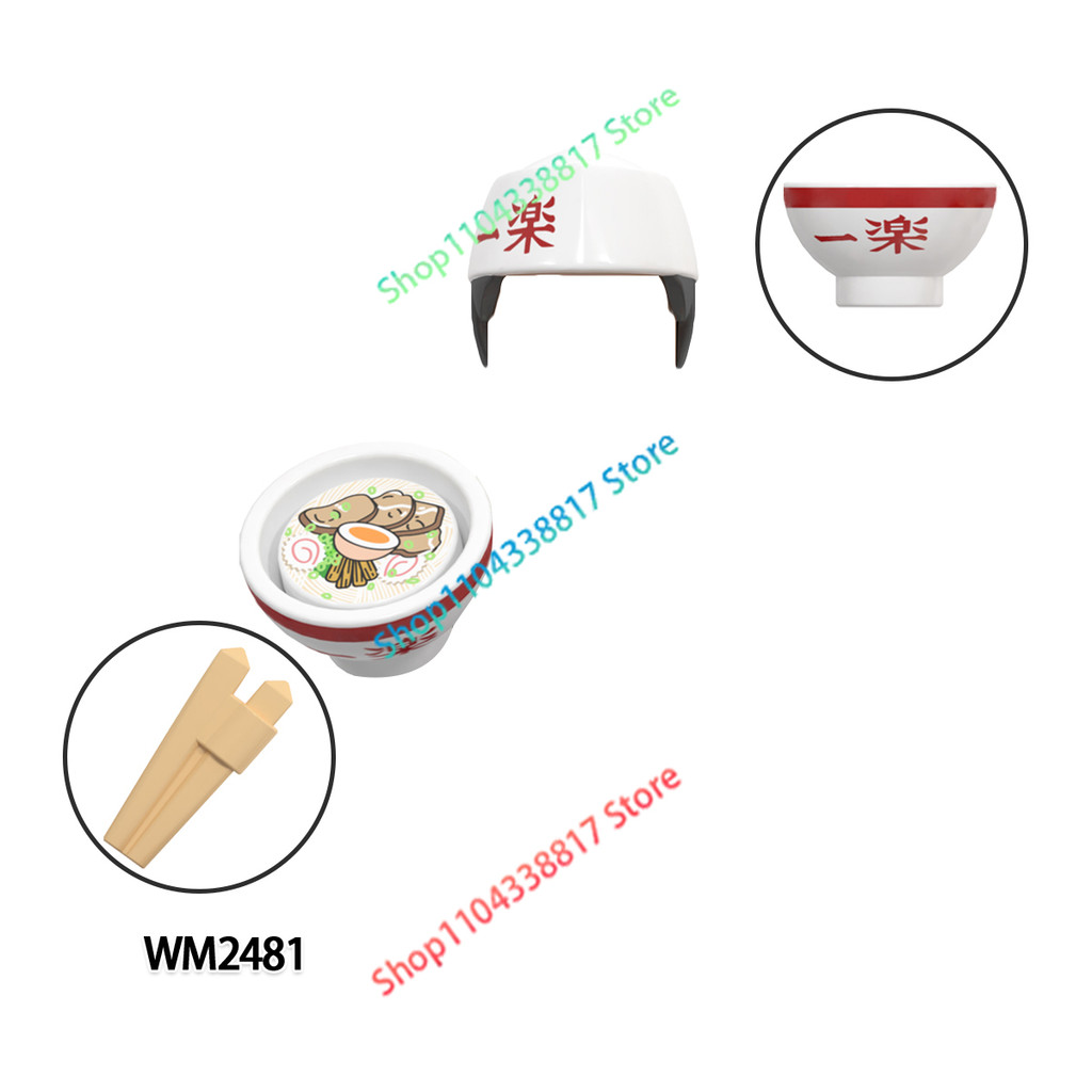 WM Blocks WM6112 WM6153 WM6154 WM6167 Susanoo Akatsuki Konohamaru Pain Anime Cartoon TV Naruto Brick