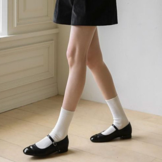 Sepatu Wanita Sappun Enrya Maryjane Flats (2cm) Black