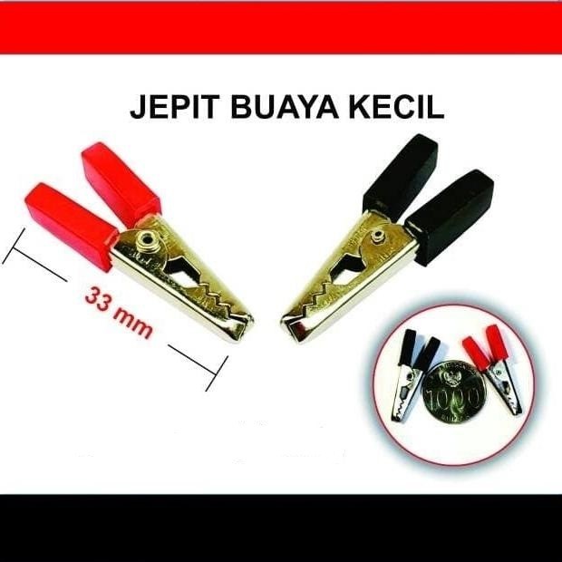 Capit Aki Capit Baterai Capit Buaya Jepitan Buaya Alligator Clips Ukuran Sedang Jepit Aki Capit Batr