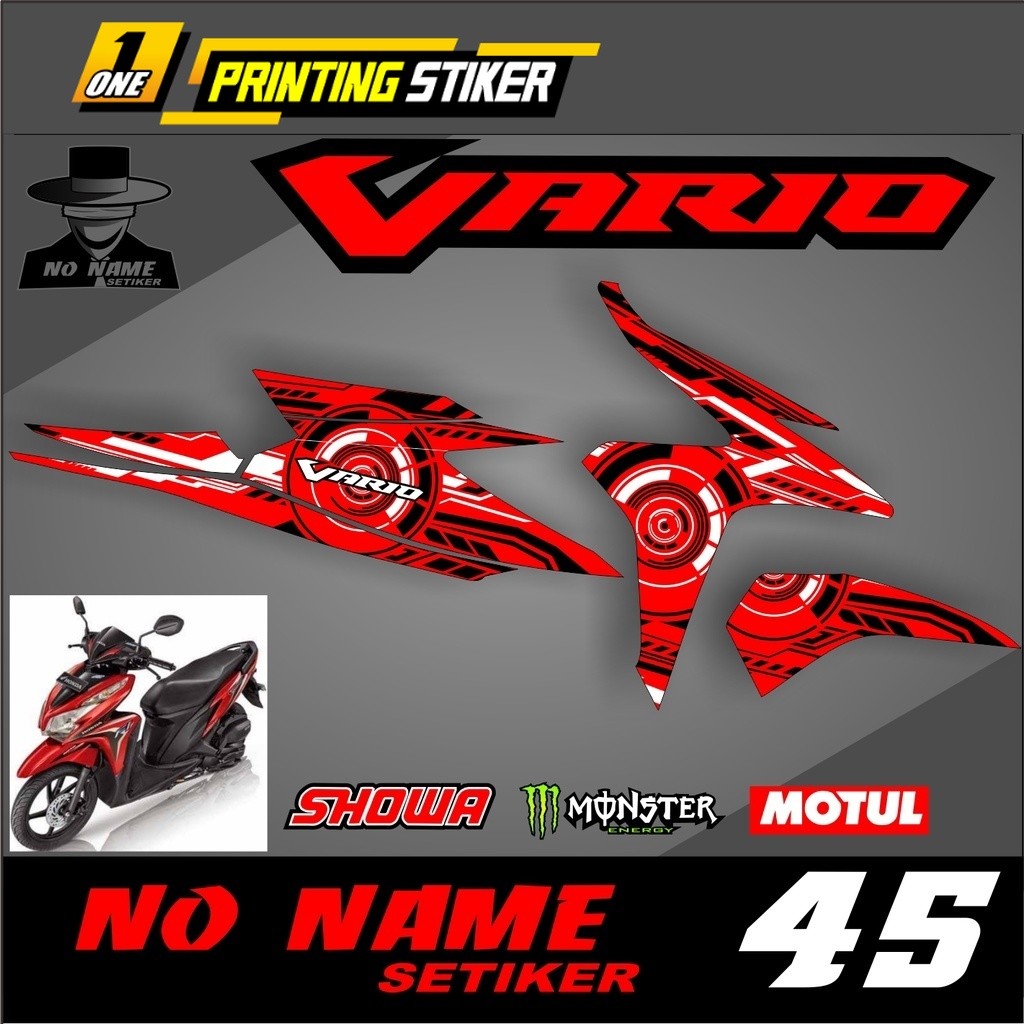 Stiker Striping Vario Techno 125 Fi 2014 Striping Stiker List