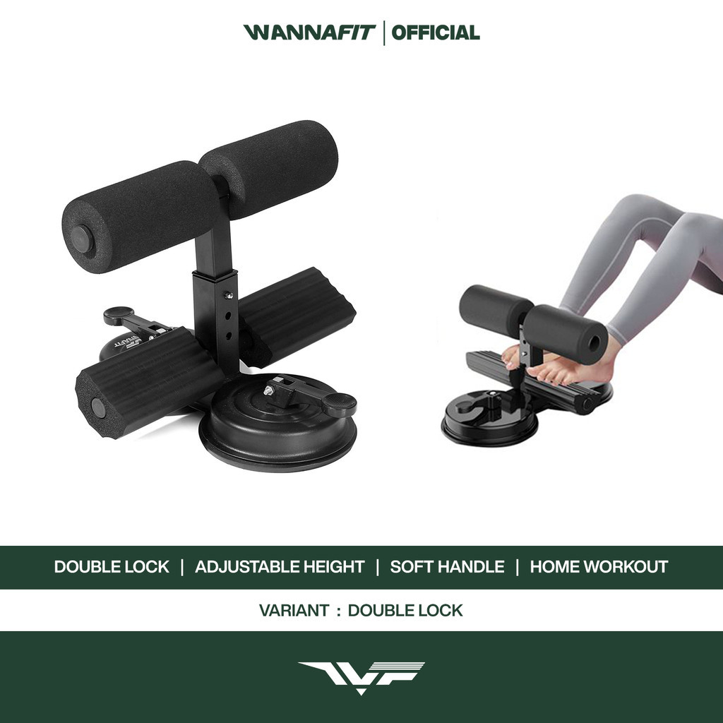 V Glow - Sit Up Stand Double Lock | Penahan Kaki | Alat Olahraga Rumah