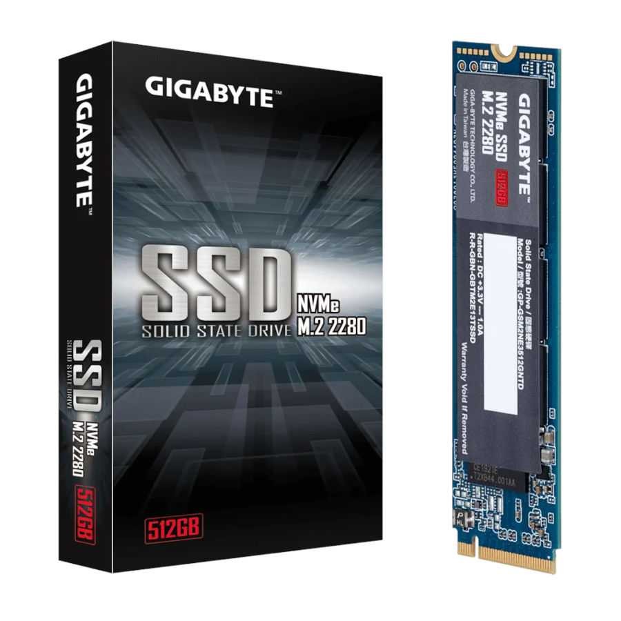 GIGABYTE 512GB NVMe PCIe 3.0 x4 M.2 2280 SSD (GP-GSM2NE3512GNTD)