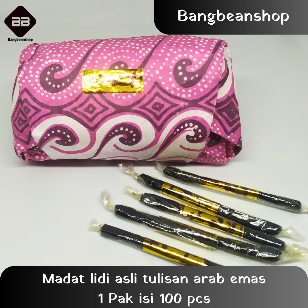 Madat lidi asli tulisan arab emas madat turki 1 Pak isi 100 pcs