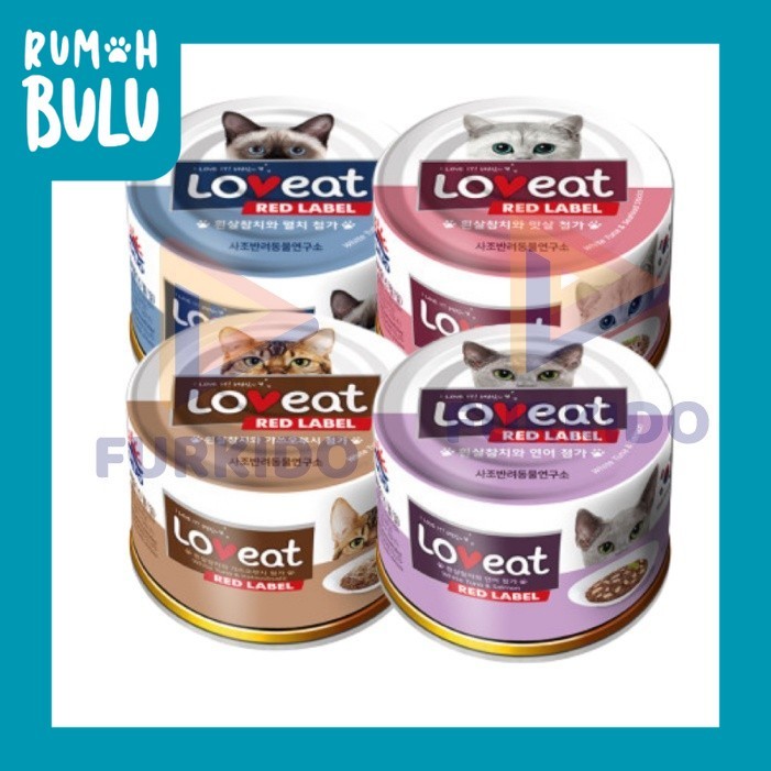 Sajo Loveat Cat Wet Food Can 160 Gr / Makanan Basah Kucing