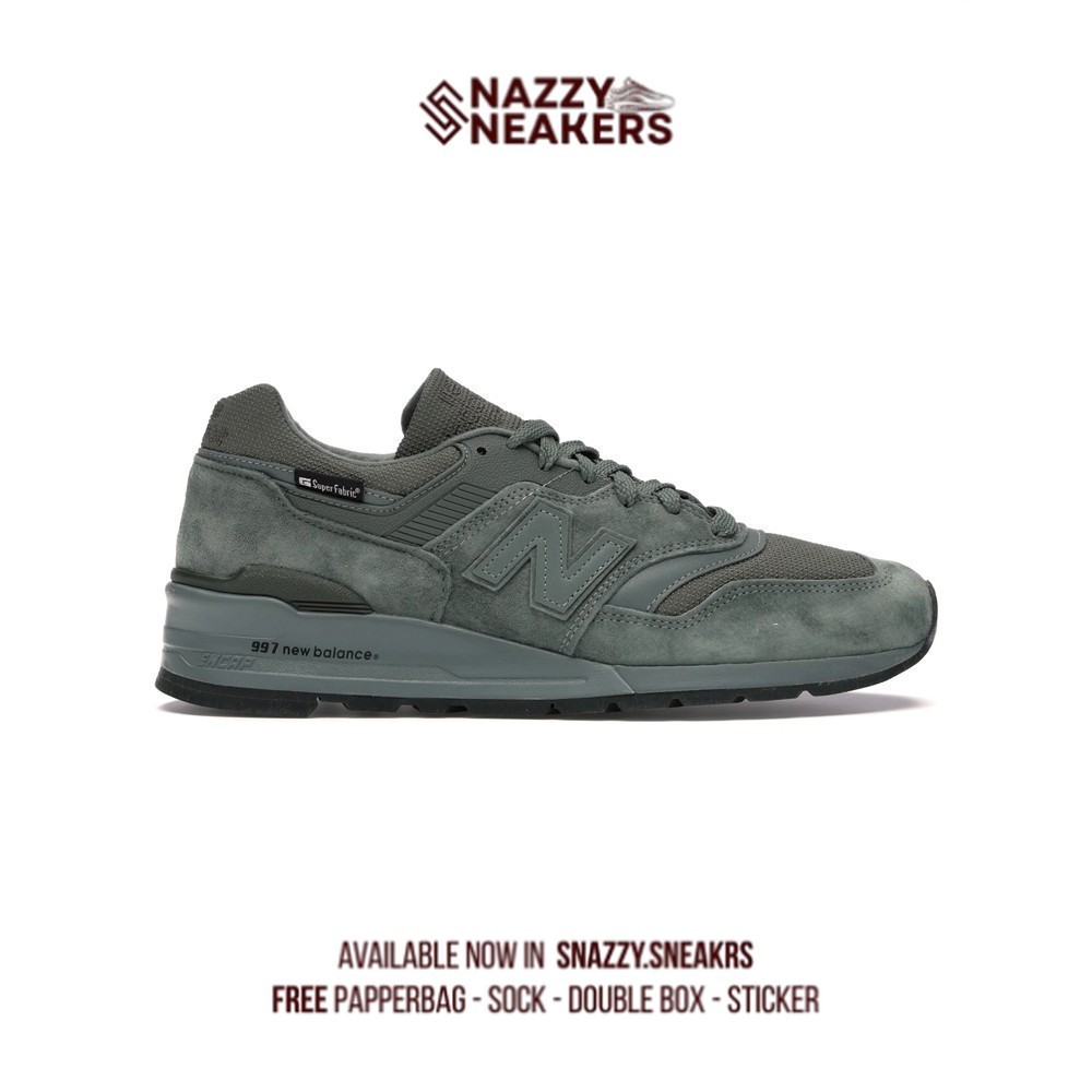 Sepatu New Balance  997 Superfabric Dark Green USA Sneakers Original unisex