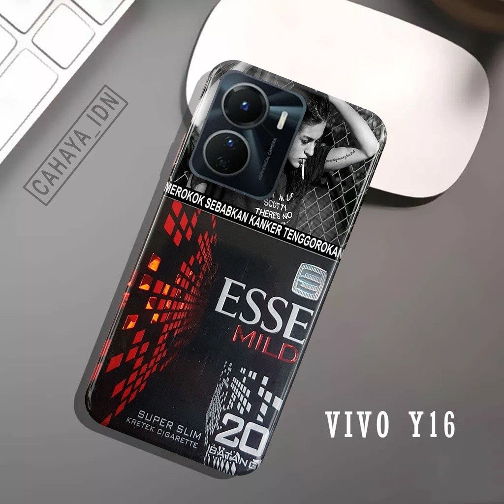 Cahaya_idn - Case VIVO Y16 Case  [ rokok ]  Hardcase Softcase Casing & Cover Pelindung Hp