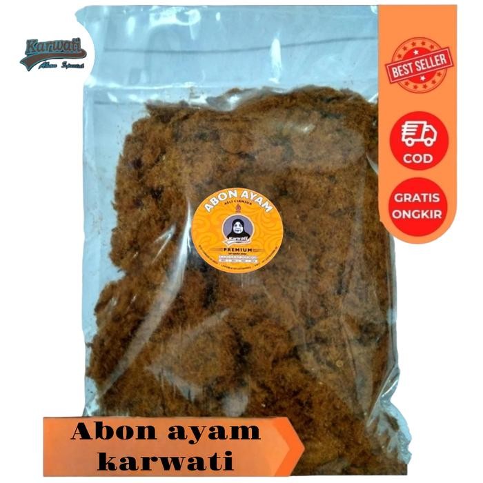 [RUMEROUS] Abon ayam karwati khas Cianjur kiloan 800gram Food - original