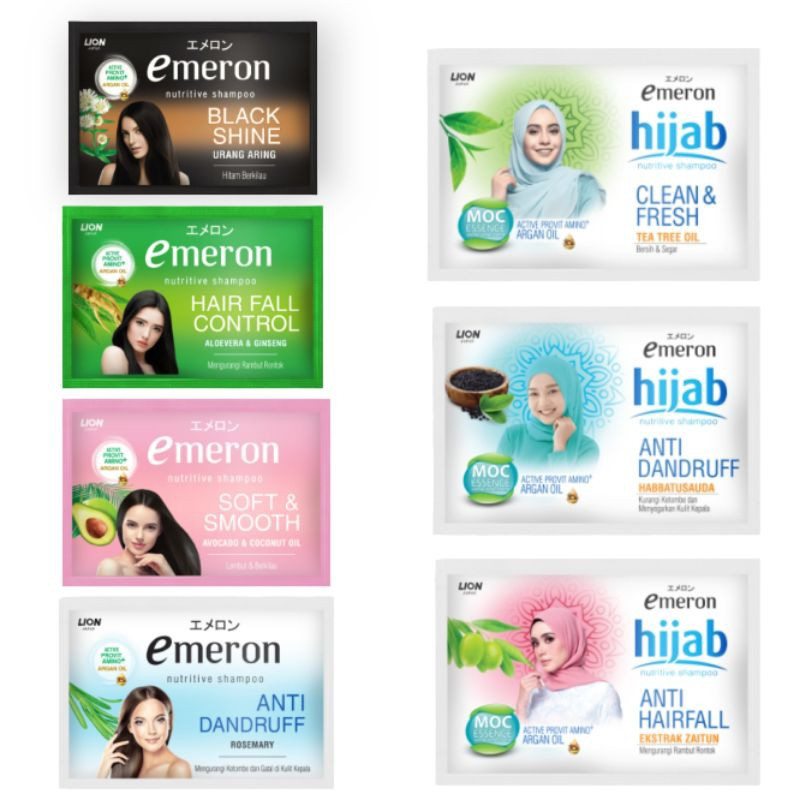 Emeron Shampo 1 Renceng Isi 12 Sachet / 24 Pcs